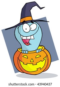 Cartoon character halloween ghost