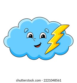 Cartoon character. Isolated on white background. Design element. Template for your design, books, stickers, cards. Vector illustration.