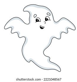 Cartoon character. Isolated on white background. Design element. Template for your design, books, stickers, cards. Vector illustration.
