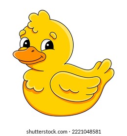 Cartoon character. Isolated on white background. Design element. Template for your design, books, stickers, cards. Vector illustration.
