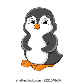 Cartoon character. Isolated on white background. Design element. Template for your design, books, stickers, cards. Vector illustration.