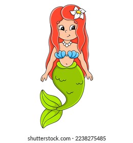 Cartoon character. Isolated on white background. Design element. Template for your design, books, stickers, cards. Vector illustration.