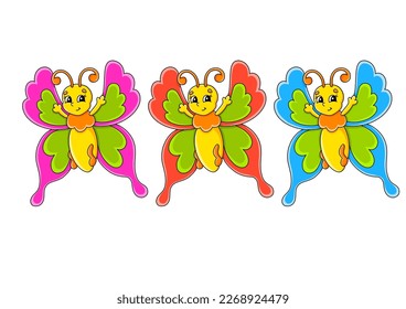 Cartoon character. Isolated on white background. Design element. Template for your design, books, stickers, cards. Vector illustration.