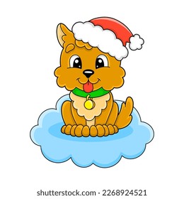 Cartoon character. Isolated on white background. Design element. Template for your design, books, stickers, cards. Vector illustration.