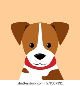 Cartoon character,  jack russell terrier, dog icon