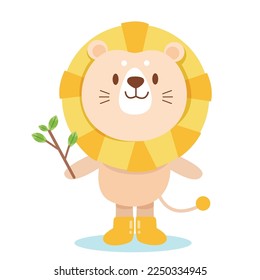 Cartoon character of a lion