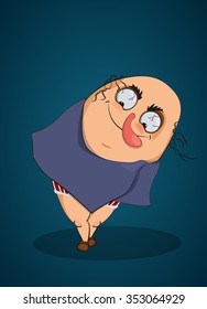 cartoon character of a man