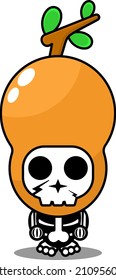 cartoon character character mascot costume human skull cute tamarind spice