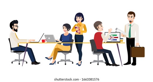 Staff Cartoon Images Stock Photos Vectors Shutterstock