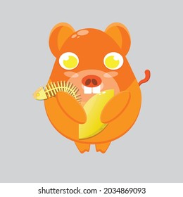 personaje de dibujos animados de un ratón