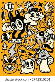 A cartoon character 