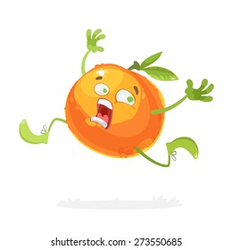 Cartoon character orange