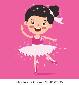 Cartoon Character Performing Classical Ballet