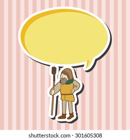 cartoon character person theme elements