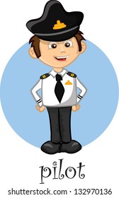 Cartoon character - pilot