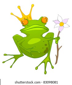 Cartoon Character Princess Frog