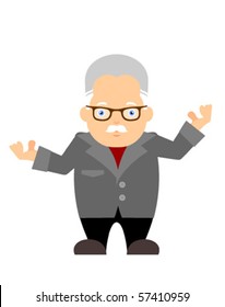Cartoon character professor