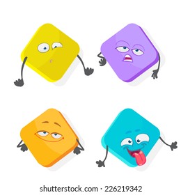 cartoon character rhombus