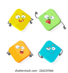 cartoon character rhombus