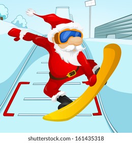 Personaje de caricatura Santa Claus. EPS vectorial 10.