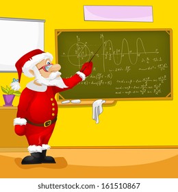 Cartoon Character Santa Claus. Vector EPS 10.
