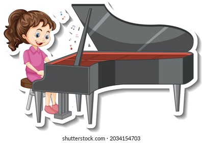 4 199件の ピアノ 少女 のイラスト素材 画像 ベクター画像 Shutterstock