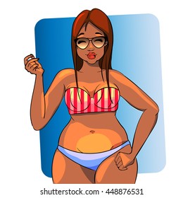 cartoon character. Summer
