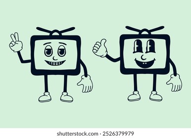 
Personagem de desenho animado Ilustração de arte de televisão