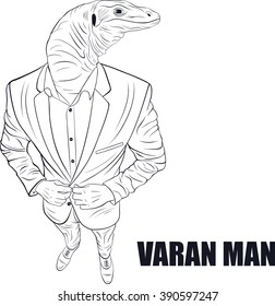 Cartoon character varan