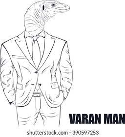 Cartoon character varan