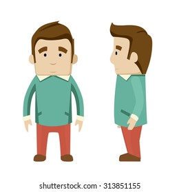 Cartoon character vector illustration