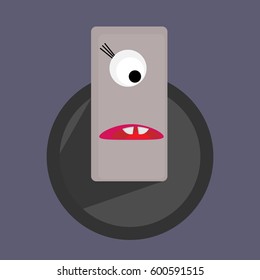 Cartoon character vector illustration