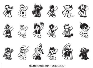 Cartoon characters