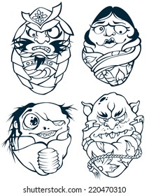 cartoon characters