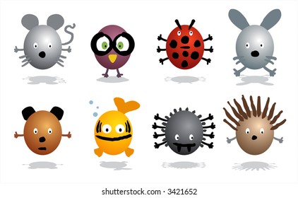 Cartoon characters - animals - others : http://www.shutterstock.com/lightboxes.mhtml?lightbox_id=860140