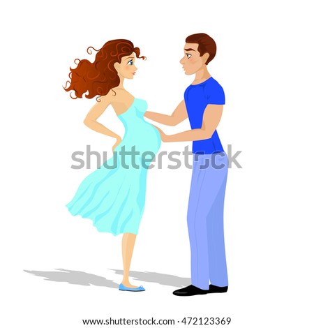 cartoon characters pair man