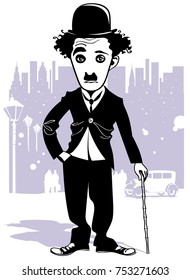 Cartoon Charlie Chaplin