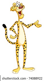 Cartoon cheetah