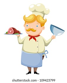 Cartoon chef