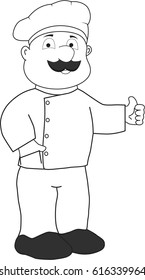 cartoon chef