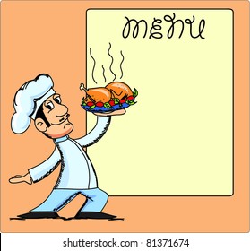 cartoon chef
