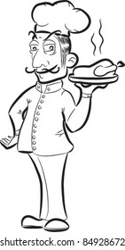 cartoon chef