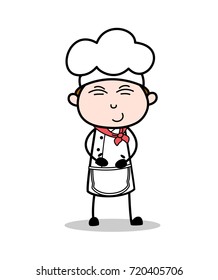 Cartoon Chef with Cute Smile Vector Illustration