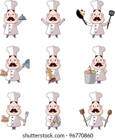 cartoon chef icon