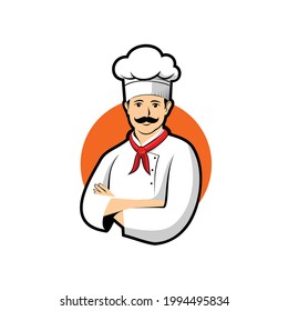 Cartoon chef logo design inspiration