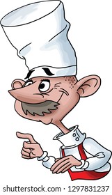 Cartoon Chef vector illustration