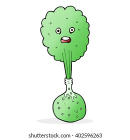 cartoon chemical reaction