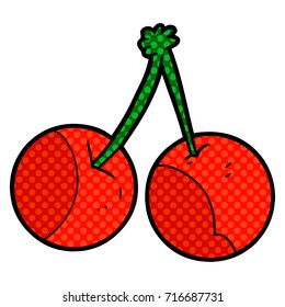 cartoon cherries