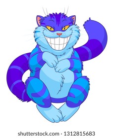 Caricatura del gato Cheshire