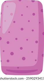 Cartoon chewing candy vector illustration
